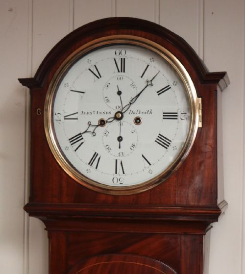 fig 1. Scottish Mahogany Longcase Clock ( c. 1800 to c. 1820)