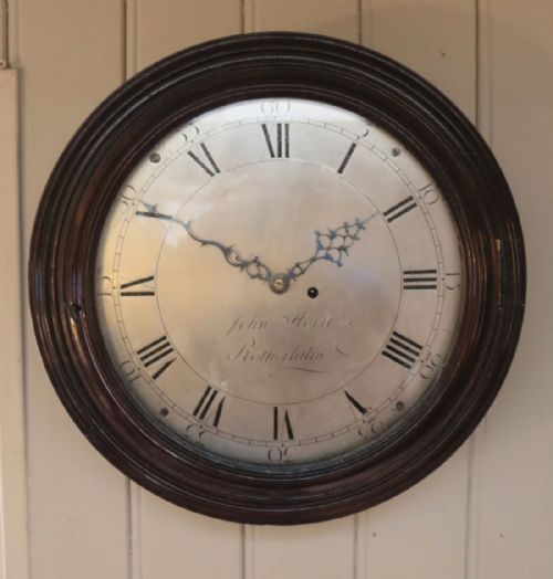 Mahogany Verge Dial Clock (England, C. 1780)