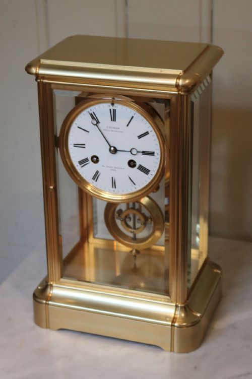fig 1. Bell Striking French Four Glass Clock (France, 1860)