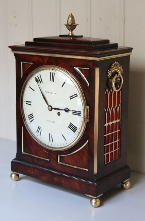fig 1. Regency Chamfer Top Bracket Clock (England, 1820)