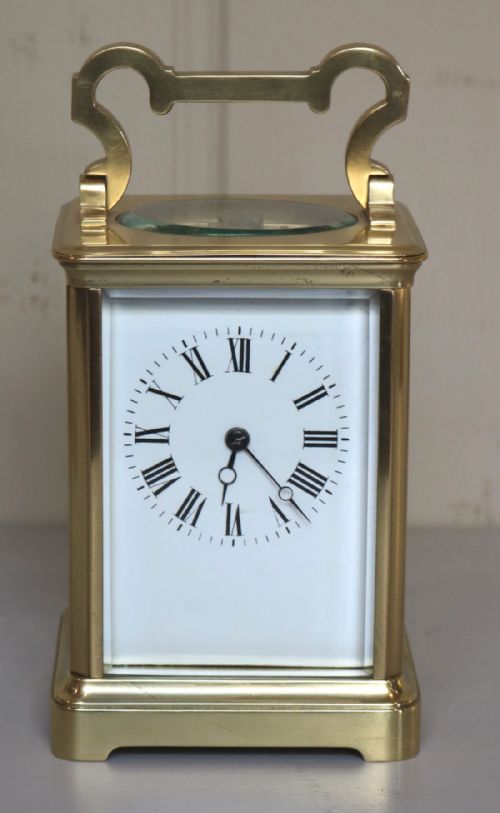 Large Brass Striking Carriage Clock