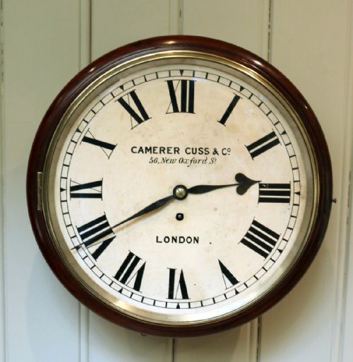 Mahogany Fusee Dial Clock (England, C. 1890)
