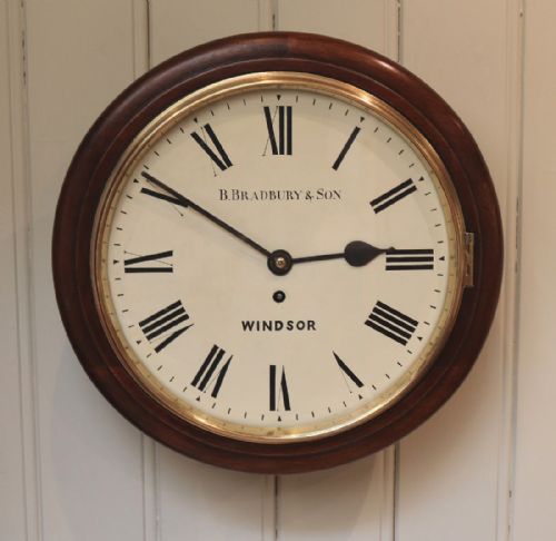 Mahogany Fusee Dial Clock (England, 1910)