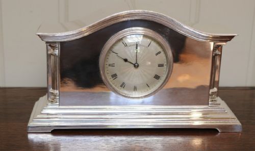 Silver Plated Mantel Clock (England and France, 1901)