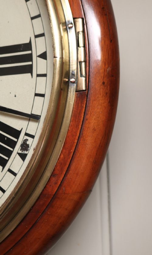 fig 1. Very Large Fusee Dial Clock (London, c. 1900)