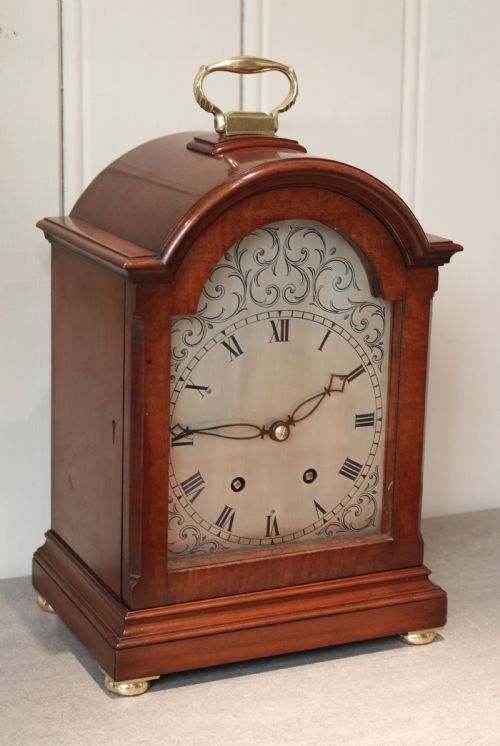 fig 1. Mahogany Bracket Clock (England, c. 1900)
