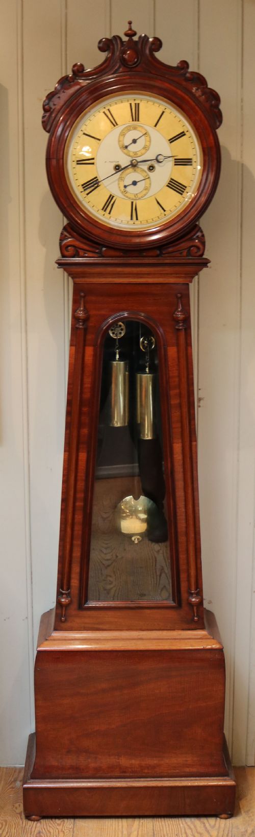 Scottish Drumhead Longcase Clock (Scotland, 1830 to 1850)
