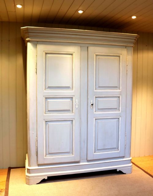 fig 1. Large Continental Painted Breakdown Wardrobe