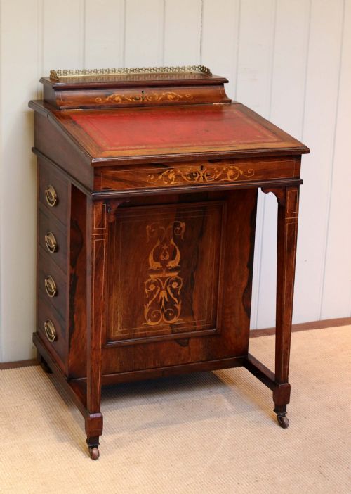 Late Victorian Rosewood Davenport