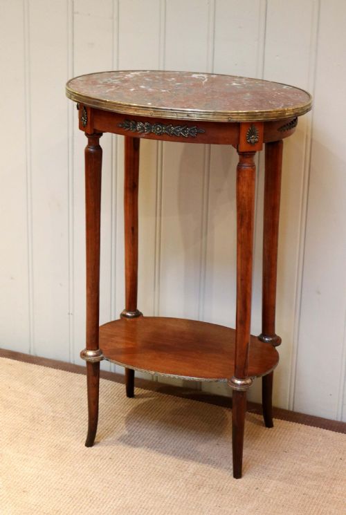 French Cherrywood Oval Table