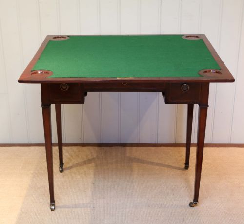 fig 1. Mahogany Writing Desk Table (English, c. 1890)