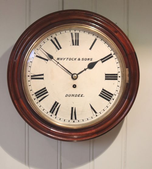 Scottish Walnut Dial Clock