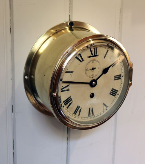 fig 1. Brass Ships Bulkhead Clock