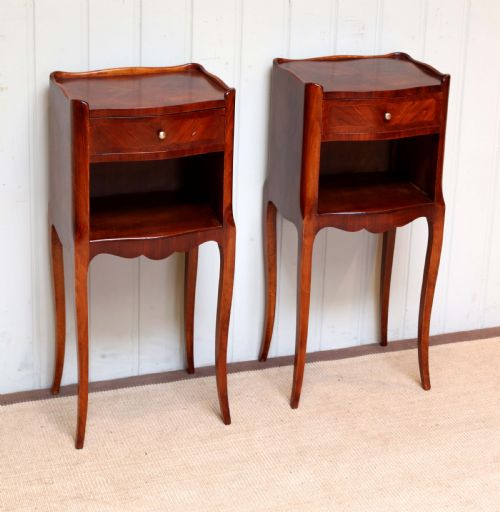 Pair of Tulipwood Bedside Cabinets
