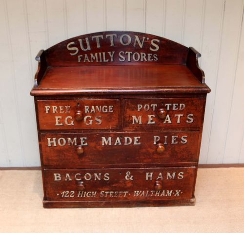 Rustic Pine Sign Written Chest