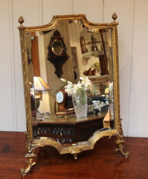 Ornate Gilt Free Standing Table Mirror