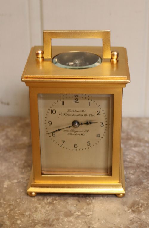 fig 1. Early 20th Century English Carriage Clock (England, c. 1910)