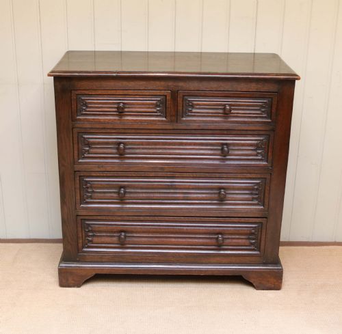 fig 1. Oak Chest Of Drawers