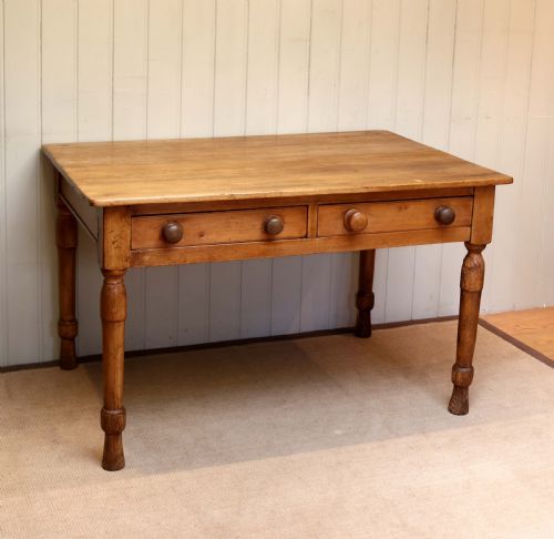 Pine Farmhouse Kitchen Table