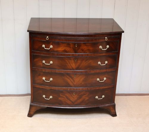 fig 1. Small Proportioned Edwardian Mahogany Chest Of Drawers
