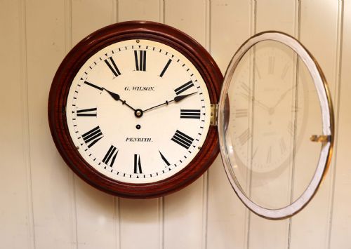 fig 2. Walnut Fusee Dial Clock