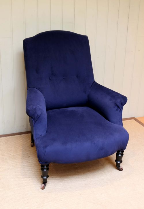 fig 1. Late 19th Century Beechwood Framed Armchair