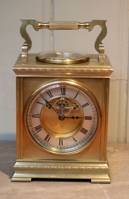 Large Combination Carriage Clock (France, C. 1890)