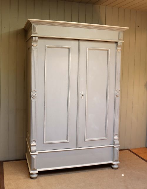 Late 19th Century Continental Painted Wardrobe