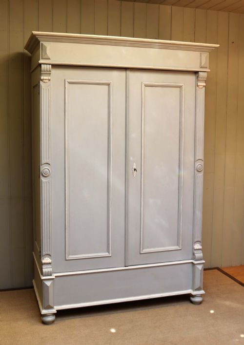 fig 1. Late 19th Century Continental Painted Wardrobe