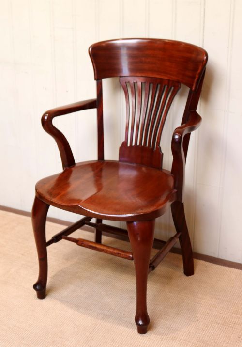 fig 1. Mahogany Office Chair
