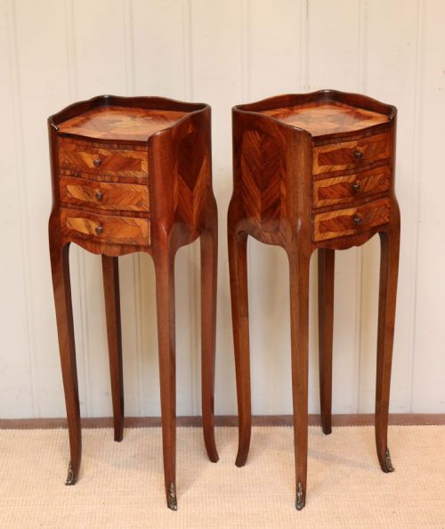 Pair of Tulipwood Bedside Cabinets