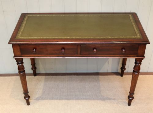 Mahogany Leather Top Writing Desk