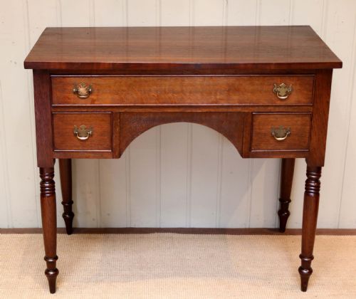 Oak Kneehole Desk