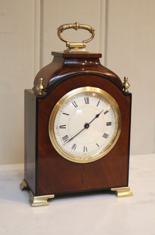 fig 1. Small Mahogany Bracket Clock (Switzerland, c. 1910)