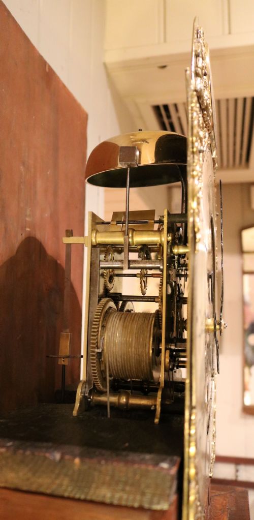 fig 1. Small Scottish Mahogany Longcase Clock (Scotland, c. 1790)