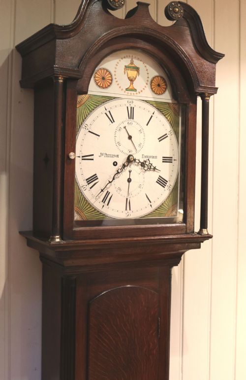 fig 1. Small Oak Scottish Longcase Clock (Scotland, c. 1820)