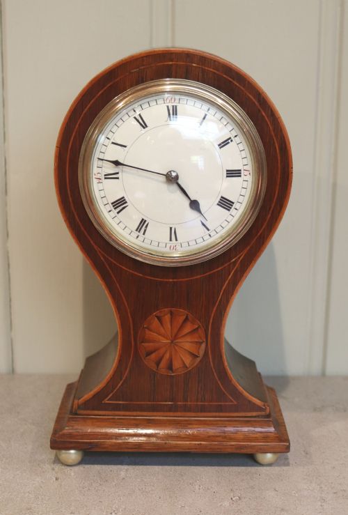 fig 1. Solid Oak Balloon Clock (England and France, c. 1905)