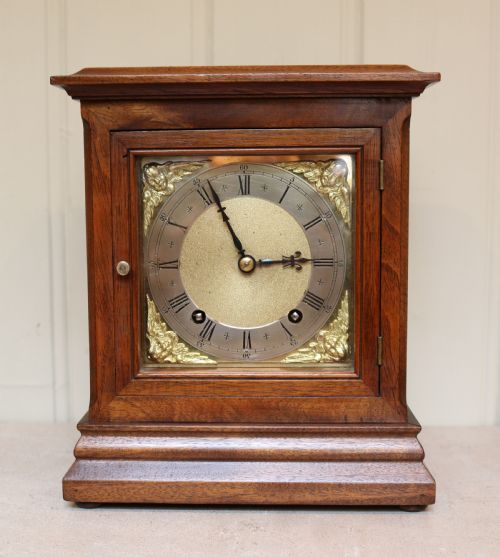 Walnut Striking Mantel Clock (Germany, C. 1890)
