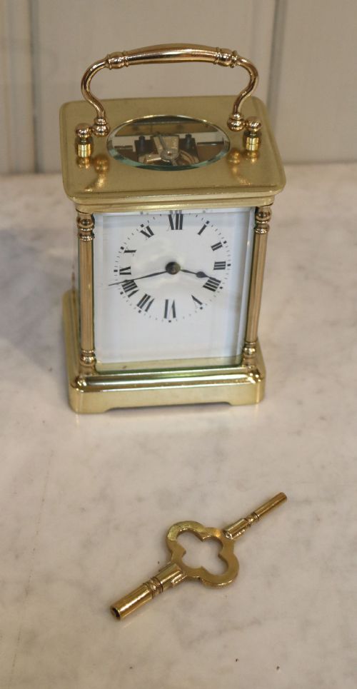fig 1. Carriage Clock with Unusual Elliptical dial (France, 1910)