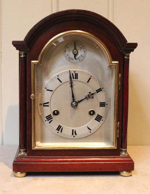 fig 1. Small Mahogany Bracket Clock (Germany, 1926)
