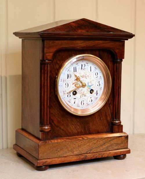 fig 1. Victorian Rosewood Mantel Clock