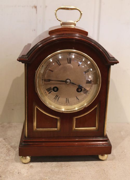 Small Mahogany Bracket Clock