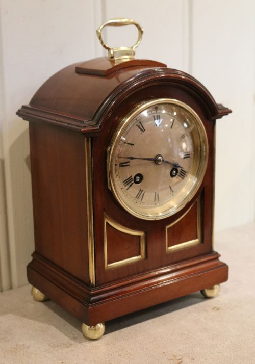 fig 1. Small Mahogany Bracket Clock