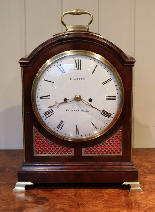 London Made Verge Pad Top Bracket Clock