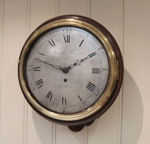 Early 10 Inch Dial Wall Clock