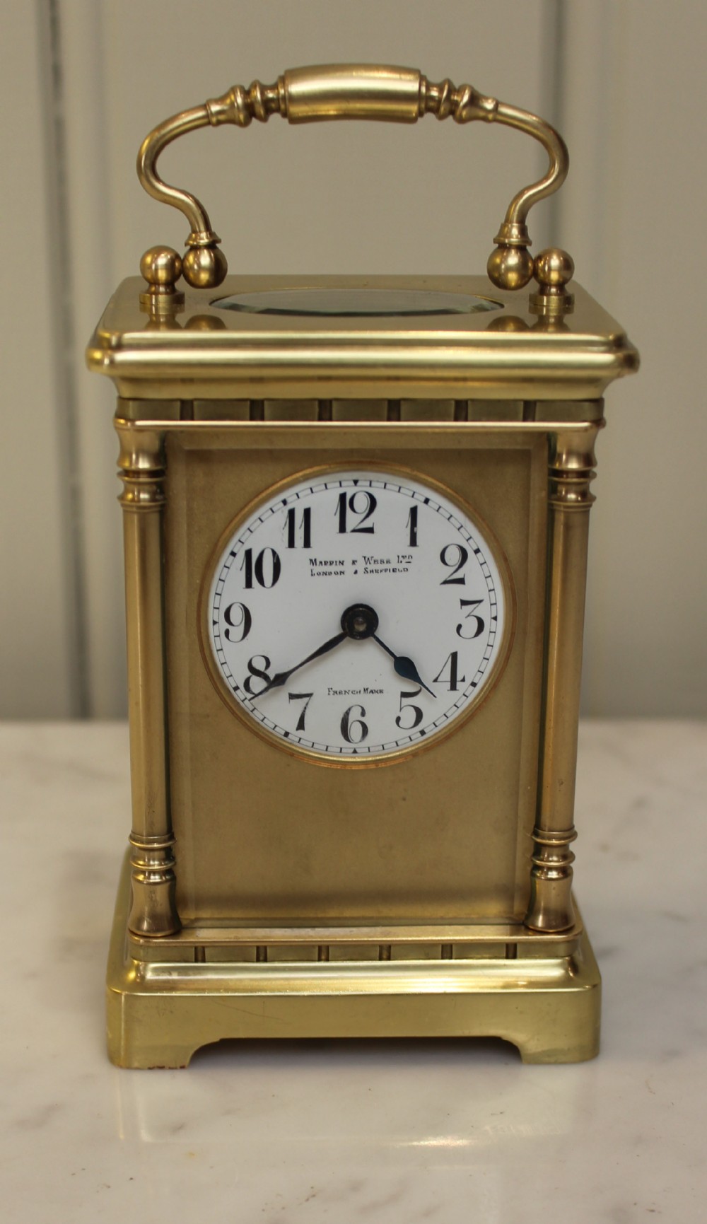 Edwardian Timepiece Carriage Clock c.1905