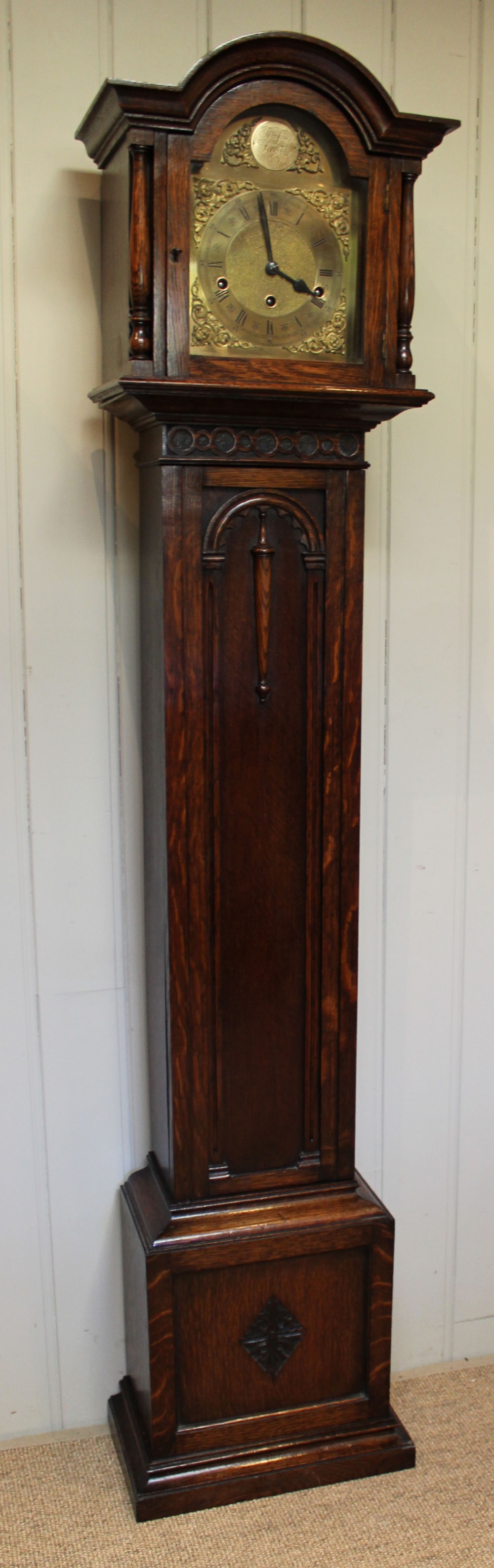 Oak Grandmother Clock 