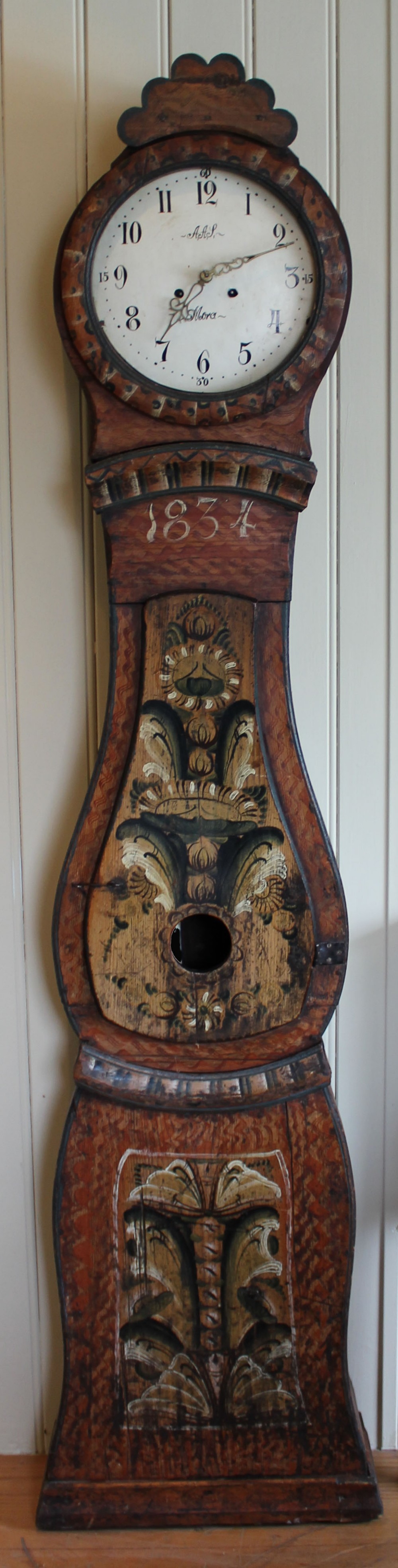  Original Swedish Mora Longcase Clock 