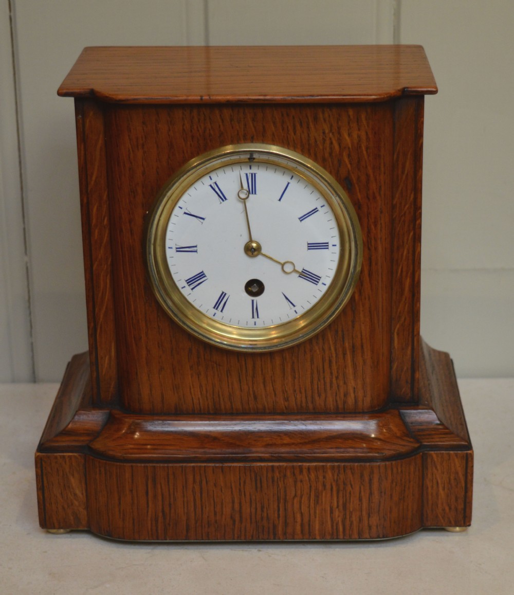 Golden Oak Mantel clock