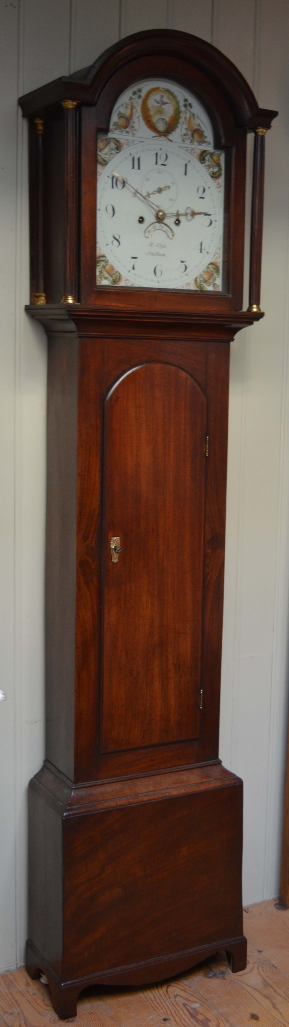 8 Day Mahogany Longcase Clock (England, c. 1840)